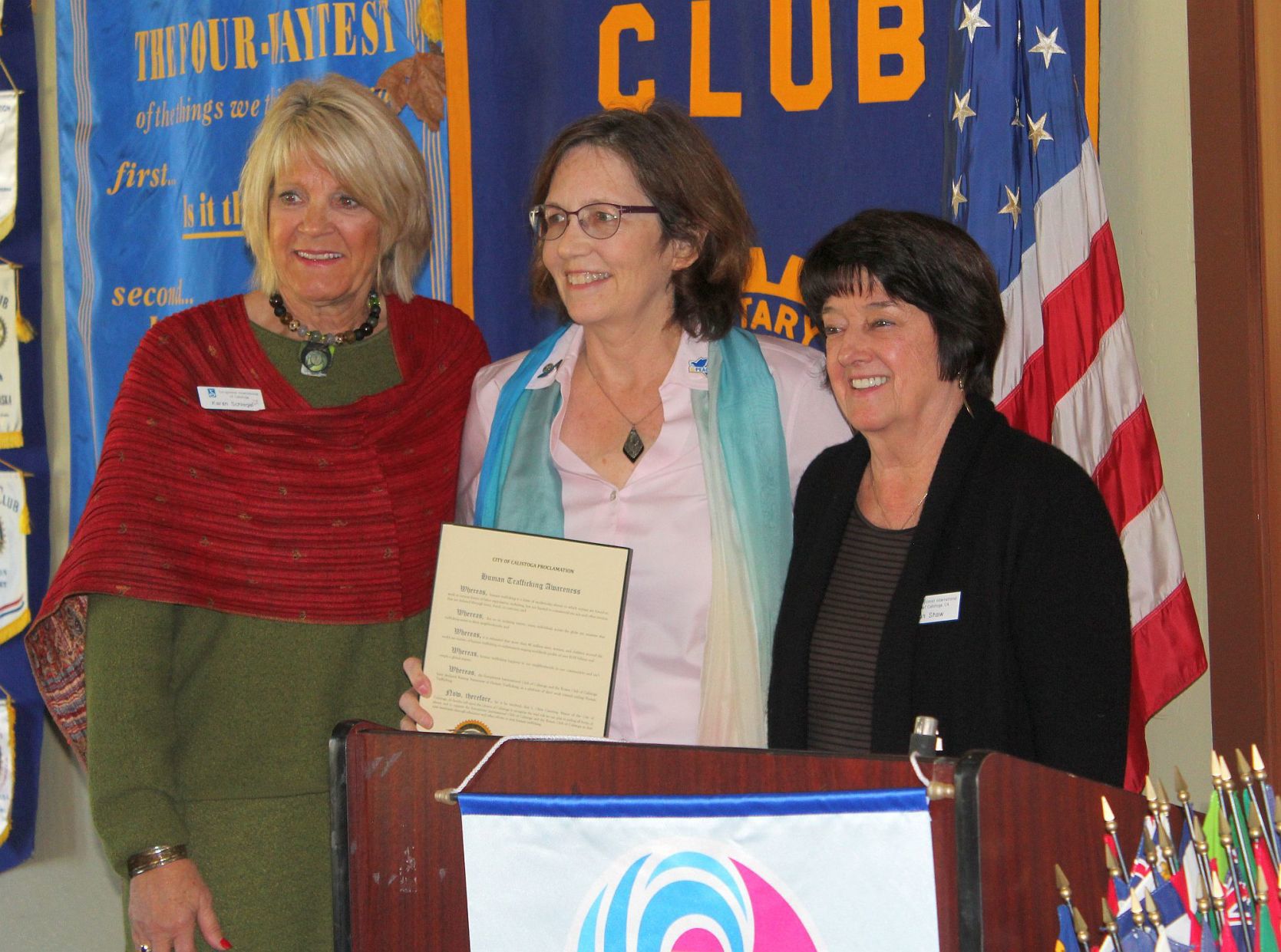 Human trafficking proclamation